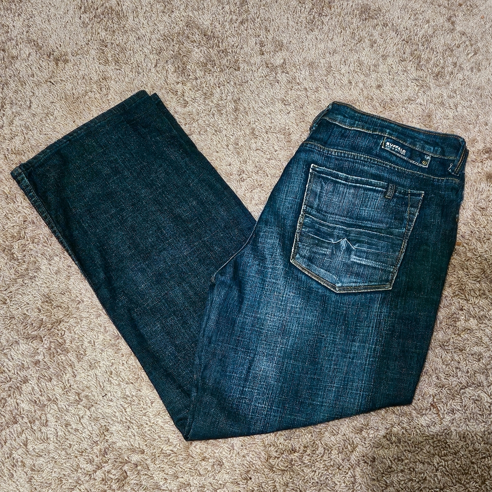 Buffalo Dark Blue Ruffer-X Jeans Sz 34